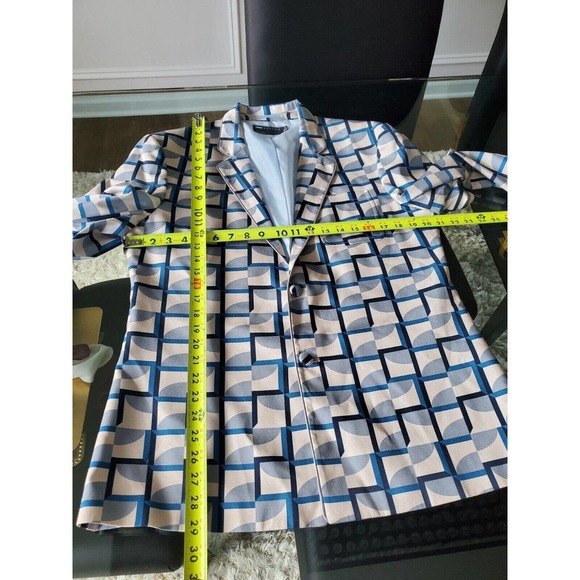 Asos Men Multicolor Polyester Long Sleeve Single Breasted Two Buttons Blazer 42 - Picture 10 of 10